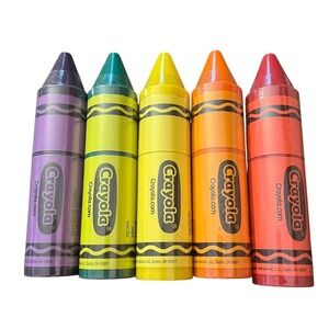 2022 WENDY'S CRAYOLA CRAYONS NEW SEALED 5 PIECE SET KIDS MEAL COLLECTIBLES